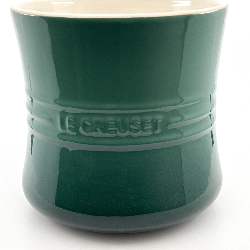 Le Creuset Artichaut Green Large Utensil Crock 2.3L / 2.38 Qt Stoneware 2102